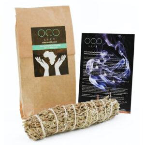OCO Life Sacred Imphepho Smudge Stick - 1 Medium Bundle - Africa’s Sacred Herb