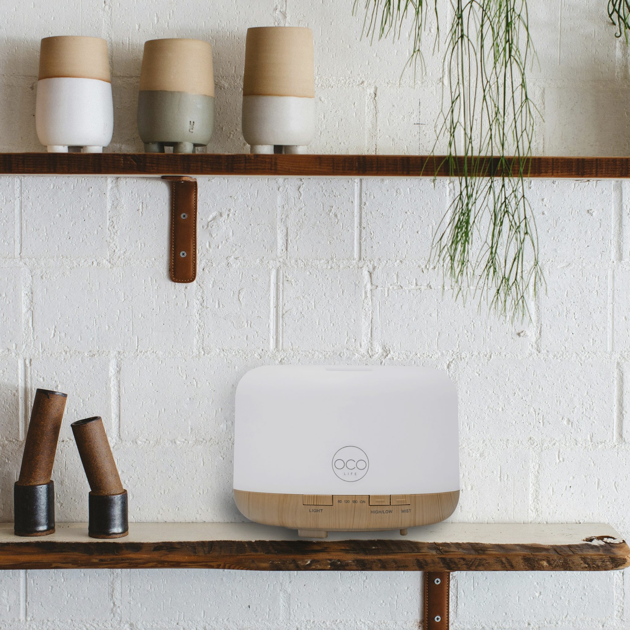 OCO Life 500ml Cool Mist Ultrasonic Aroma Diffuser with 2 Oil Blends (10ml) - Image 6