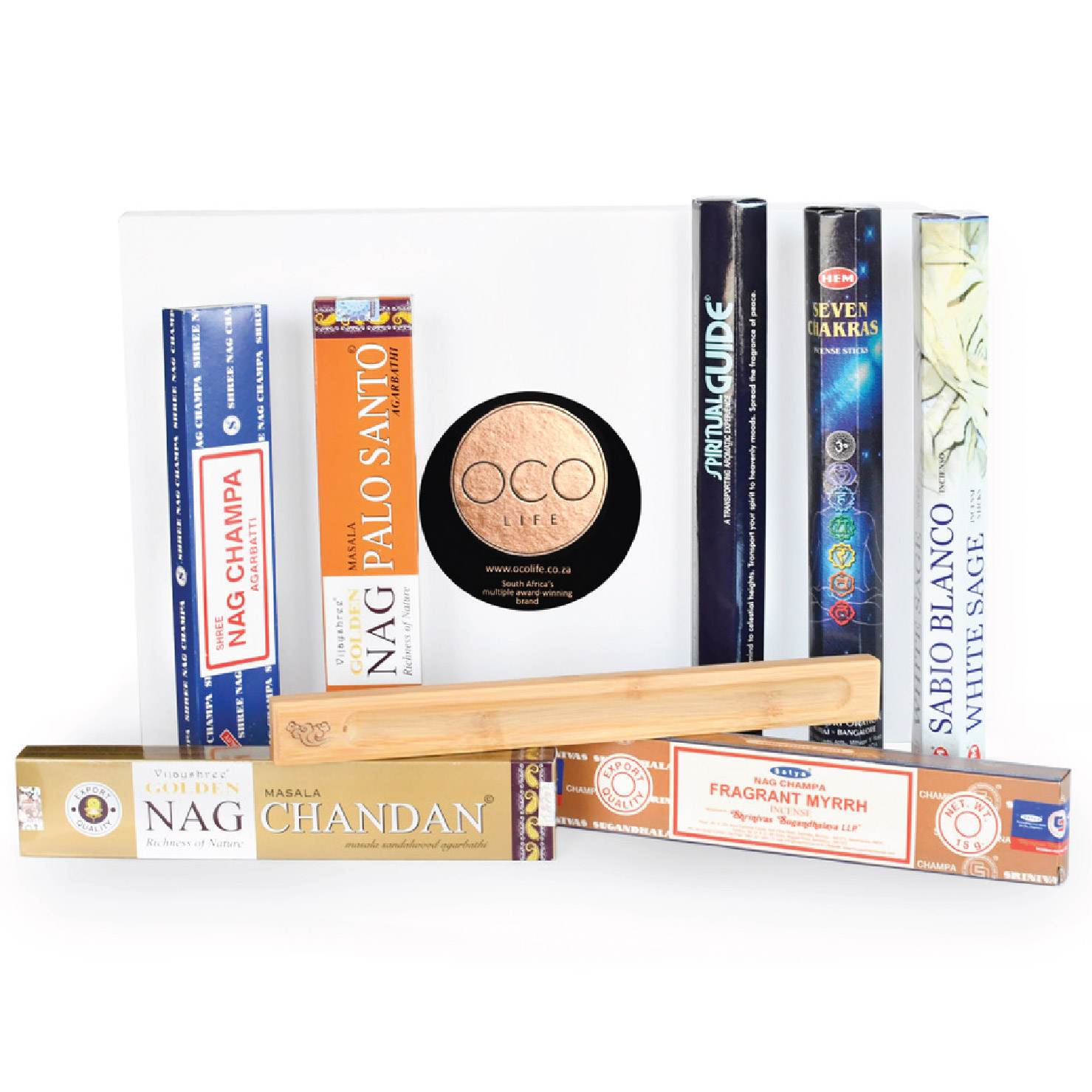 OCO Life Hamper of the World’s Best-Selling Incense x 7 Premium varieties with Incense Holder